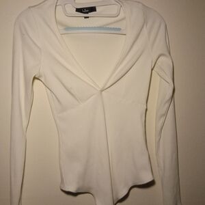Lulu's Cream Long Sleeve Top